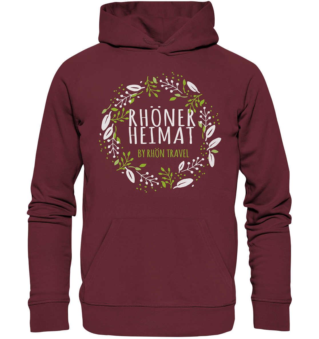 RHÖNER HEIMAT "BLÄTTERKRANZ" - Organic Hoodie